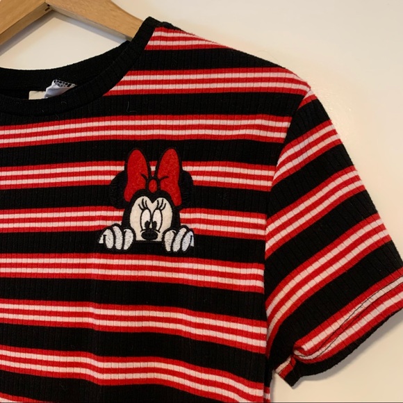 Disney | Cropped Minnie Mouse Tee Shirt - Picture 3 of 13